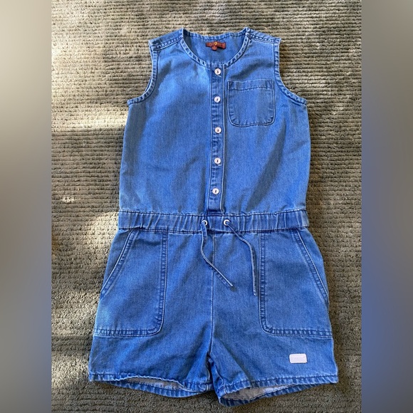Seven7 denim romper - Picture 1 of 5